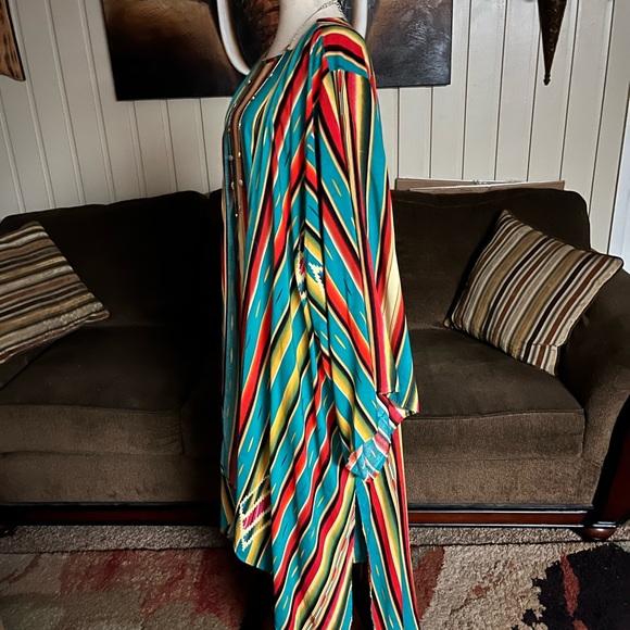 Lucky & Blessed • Size 3X • Boho • Dress/Cardigan Vest Set • Multi-Colors - Picture 8 of 16